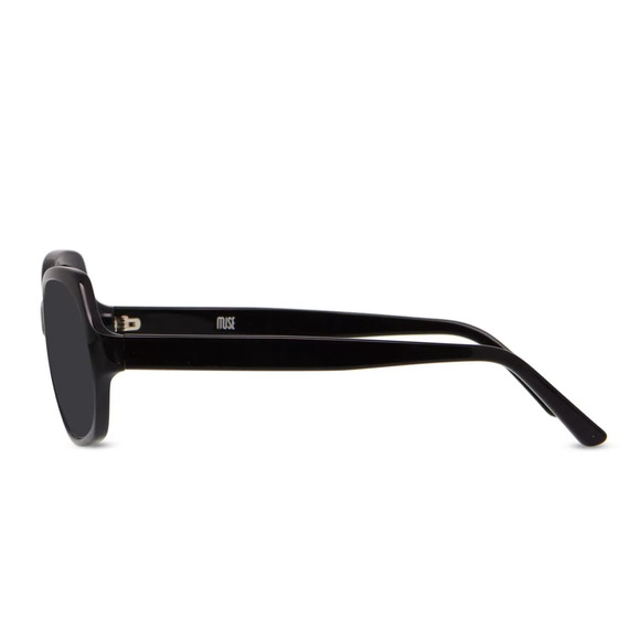 MUSE SLOANE 32-000297 BLACK FULL RIM EYEGLASSES 58-16